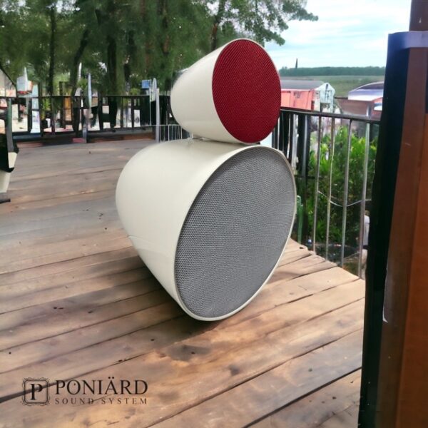 Poniard Bear White 8 Inch Bass Italian Woofer + 34mm Tweeter Two way+ 400 Watt Passive Crossover - Görsel 2