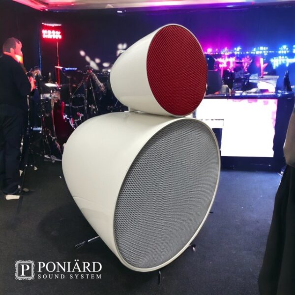 Poniard Bear White 8 Inch Bass Italian Woofer + 34mm Tweeter Two way+ 400 Watt Passive Crossover